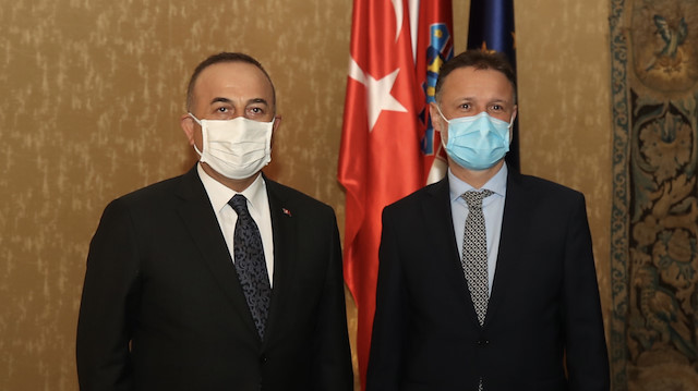 Turkish Foreign Minister Mevlut Cavusoglu in Croatia

