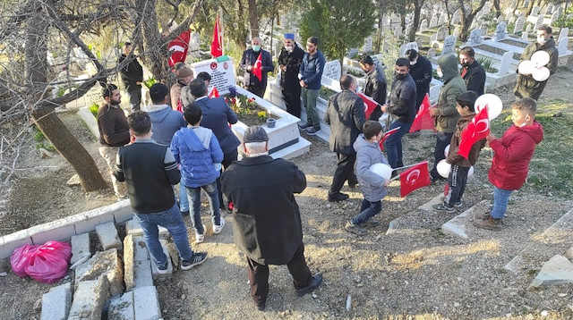 İdlib şehitleri dualarla anıldı.