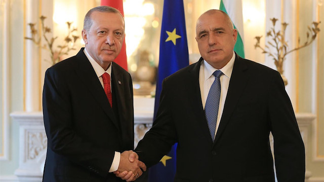 Cumhurbaşkanı Recep Tayyip Erdoğan ve Bulgaristan Başbakanı Boyko Borisov