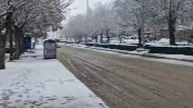 Antalya'da kar yağışı