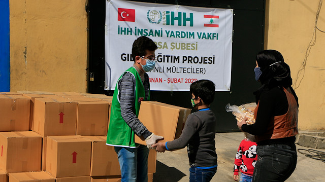مساعدات تركية للاجئين الفلسطينيين في لبنان
