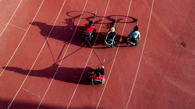 Turkish wheelchair athletic team eye Olympic quota