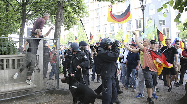 File photo: A protest helh by Germany's AfD