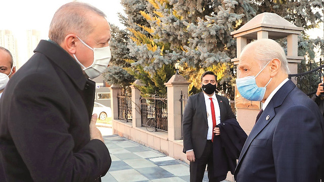 Cumhurbaşkanı Erdoğan - Devlet Bahçeli