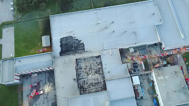 Tuzla'da yanan et fabrikasındaki hasarın boyutu gün ağarınca ortaya çıktı