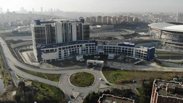 ​Seyrantepe Şehir Hastanesi havadan görüntülendi. 