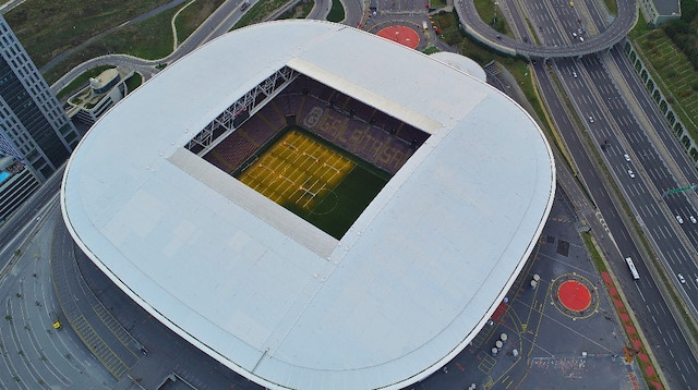 Türk Telekom Stadı'nın drone görüntüsü