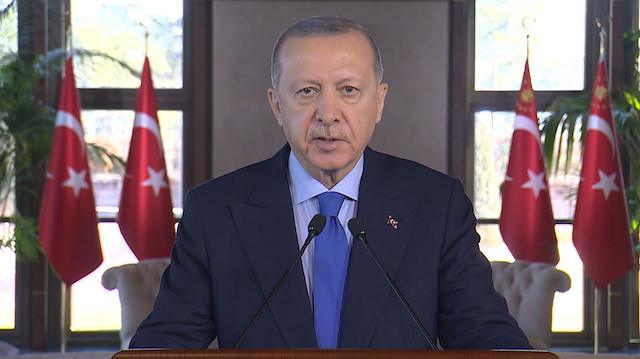 Turkey's president Recep Tayyip Erdoğan