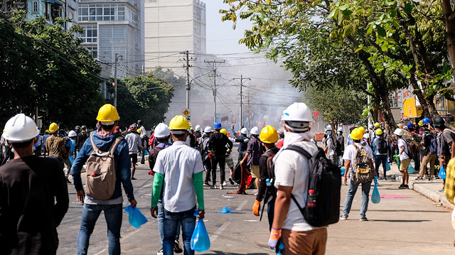 Protests in Myanmar