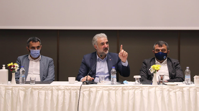 AK Parti İstanbul İl Başkanı Osman Nuri Kabaktepe, İletişim Platformu toplantısında konuştu.