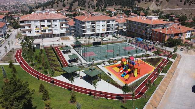 Altındağ Belediye Başkanı Balcı'nın paylaşımında yer alan parklardan biri.