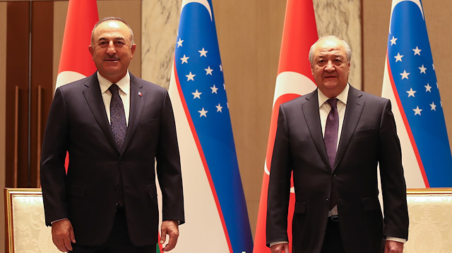 Turkish Foreign Minister Mevlut Cavusoglu in Uzbekistan​​​​​​​

