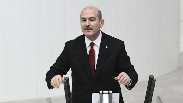 Turkey's Interior Minister Suleyman Soylu