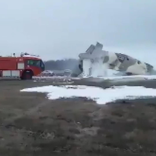 Kazakistan’da An-26 tipi askeri uçak düştü: 4 ölü, 2 yaralı