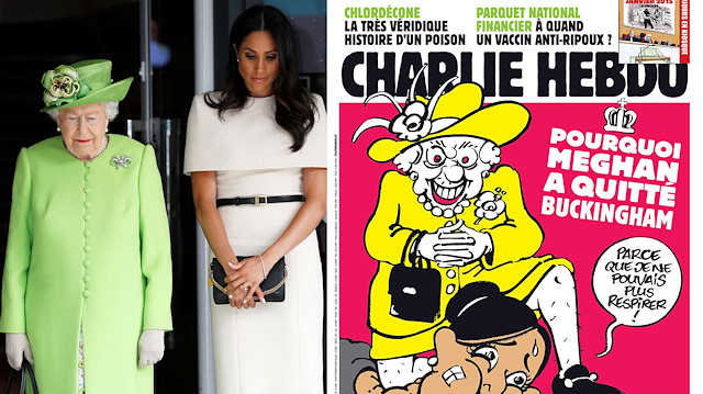 Charlie Hebdo'nun Meghan Markle kapağı tepki topladı