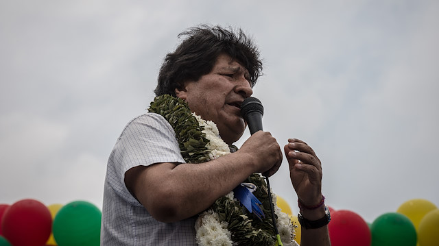 Former Bolivian President Evo Morales