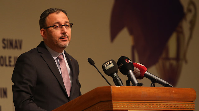 Gençlik ve Spor Bakanı Dr. Mehmet Muharrem Kasapoğlu.