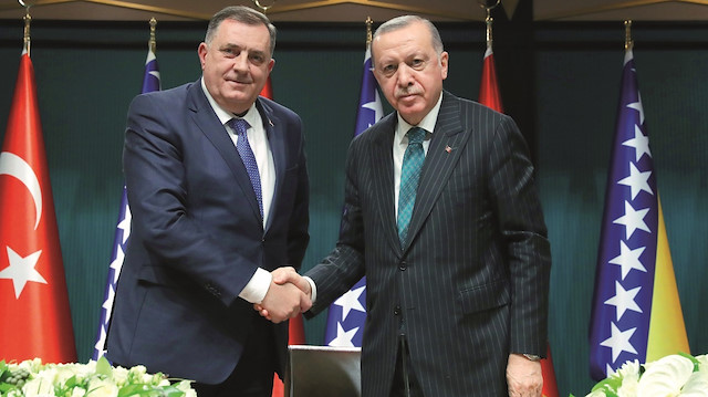 Milorad Dodik - Cumhurbaşkanı Erdoğan