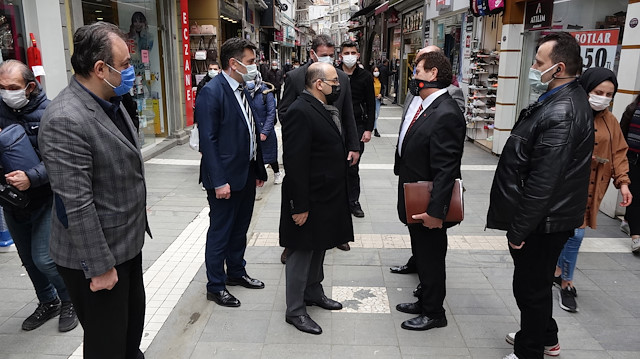 Trabzon Valisi İsmail Ustaoğlu denetimlere katıldı.