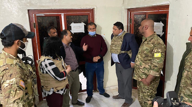 ABD'li Büyükelçi David Brownstein, YPG'li teröristlerle görüştü.