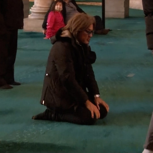 Milyarder iş adamı Mohamed Hadid, Ayasofya Camii’nde namaz kıldı