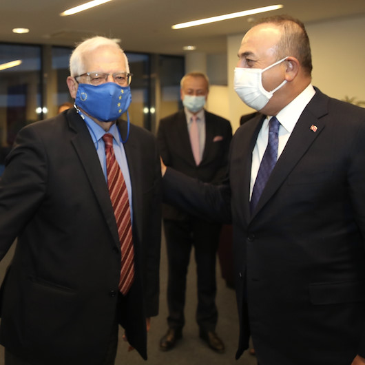 Dışişleri Bakanı Mevlüt Çavuşoğlu, Josep Borell ile görüştü