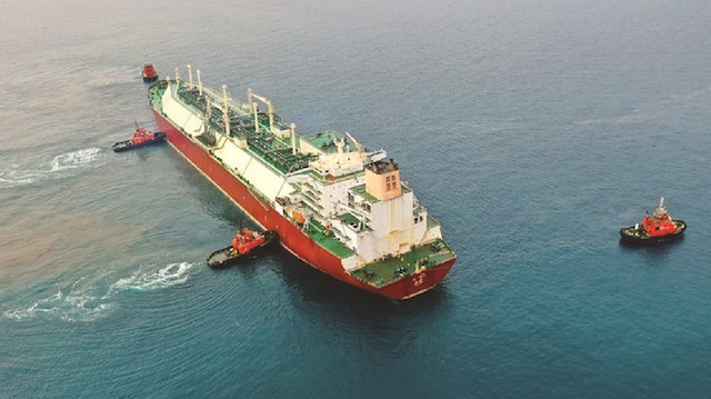 Güney Kore’de üretilen Türkiye’nin üçüncü yüzer LNG depolama ve yeniden gazlaştırma ünitesi gemisi Ertuğrul Gazi, nisanda Hatay Dörtyol’a demirleyecek.