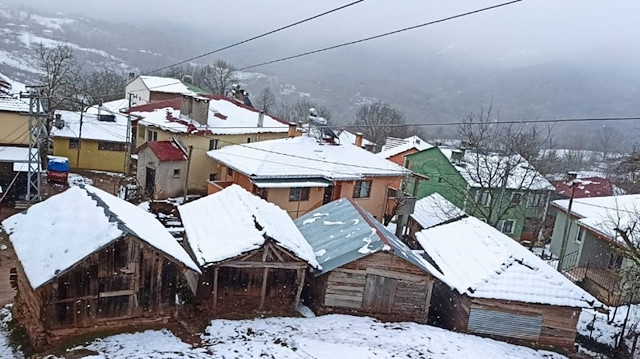 Karantinaya alınan köye giriş, çıkışlar kapatıldı.