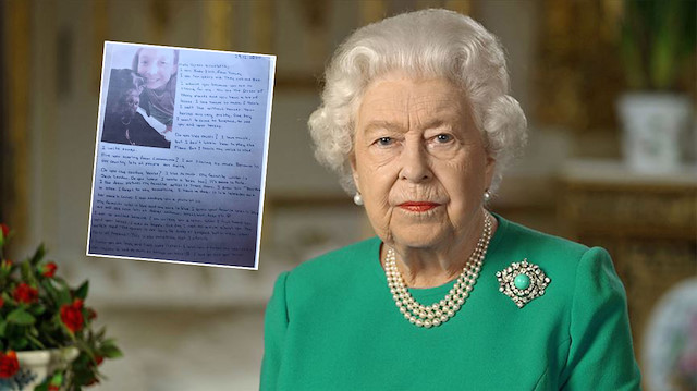 İngiltere Kraliçesi Elizabeth’den Türk öğrencinin mektubuna yanıt.