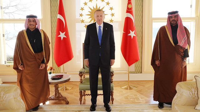 Görüşme, Cumhurbaşkanlığı Vahdettin Köşkü'nde yapıldı.