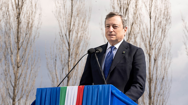 Italy's Prime Minister Mario Draghi