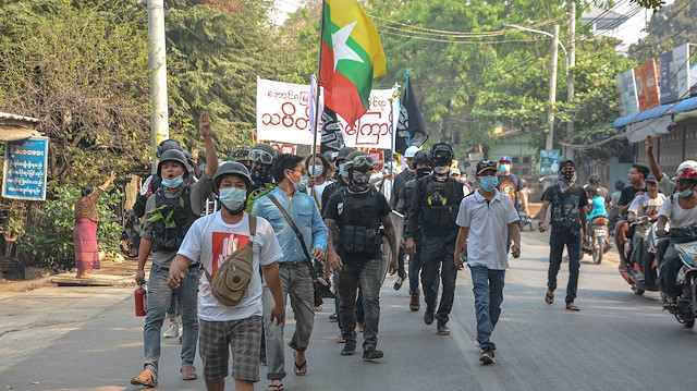 Anti-coup protests continue in Myanmar

