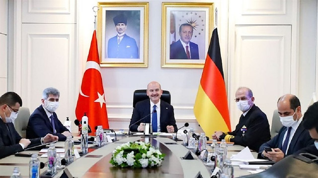 Suleyman Soylu - Horst Seehofer video conference meeting

