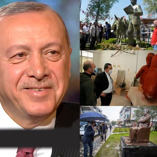 AK Partiden CHPye heykel göndermeli 1 Nisan paylaşımı