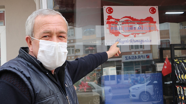 Bakkal işletmecisi Ahmet Berk