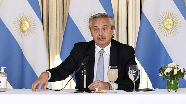 Argentine President Alberto Fernandez 