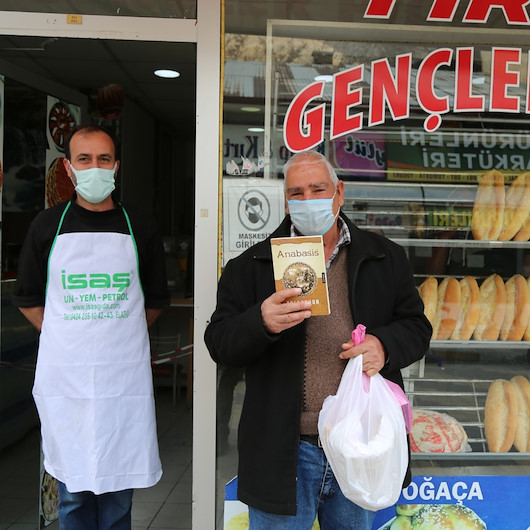 Tuncelili fırıncıdan örnek uygulama Askıda kitap
