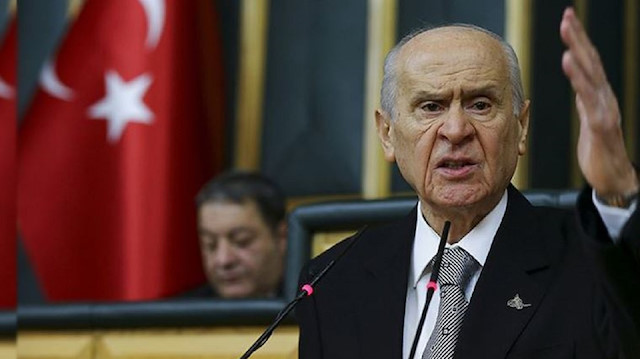 MHP Genel Başkanı Devlet Bahçeli.