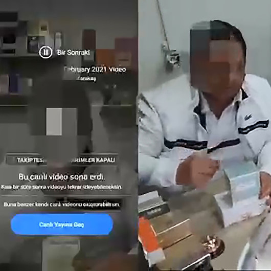 Sosyal medya canlı yayınında kaçak ürünler satarken suçüstü yakalandı