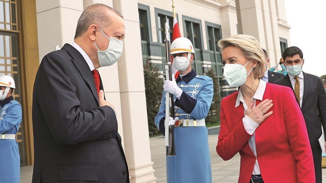 Cumhurbaşkanı Erdoğan - Ursula von der Leyen
