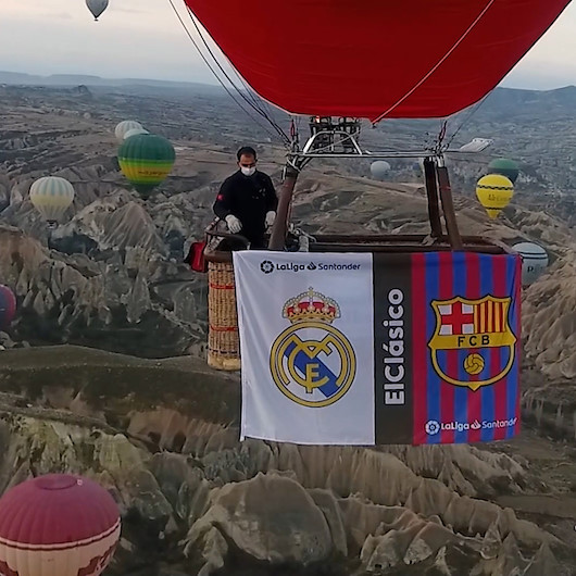 La Ligadan Kapadokya görüntülü EL Clasico tanıtımı
