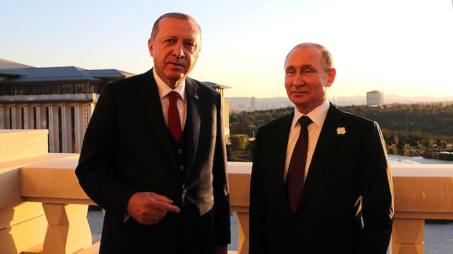 Cumhurbaşkanı Recep Tayyip Erdoğan ve Rusya Devlet Başkanı Vladimir Putin