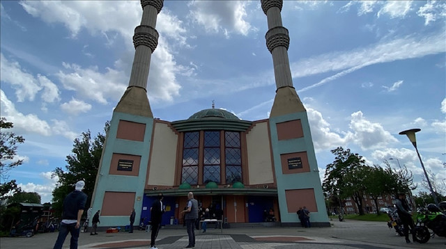 A view of the Mevlana Mosque of Diyanet Foundation in the Netherlands. ( FILE PHOTO - Anadolu Agency )