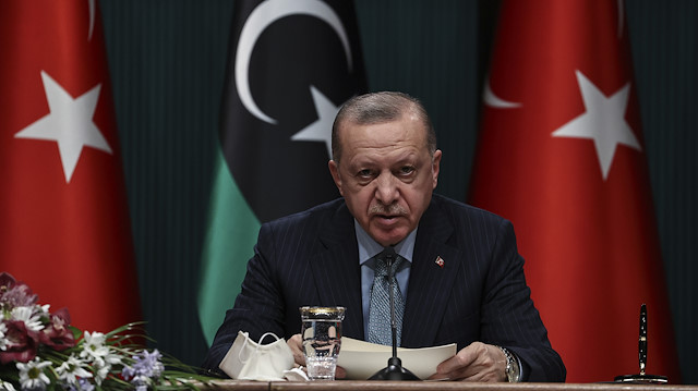 أردوغان يطالب المجتمع الدولي بدعم إجراء الانتخابات في ليبيا 