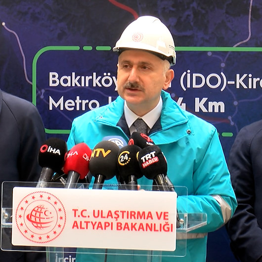 Bakan Karaismailoğlu: Bakırköy-Bahçelievler-Kirazlı Metro hattını 2022 sonunda açmayı planlıyoruz