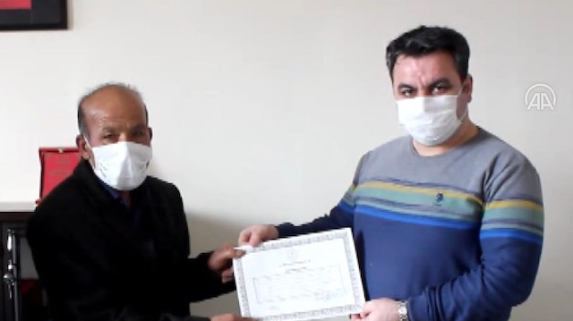 62 yaşında liseyi bitirdi, hedefinde üniversite var