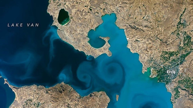 بحيرة "وان" التركية تفوز بمسابقة أجمل صورة فضائية لـ"ناسا"