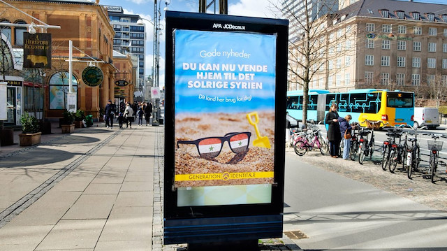 Danimarka'da mültecilerin ülkelerine dönmesi için yapılan reklam