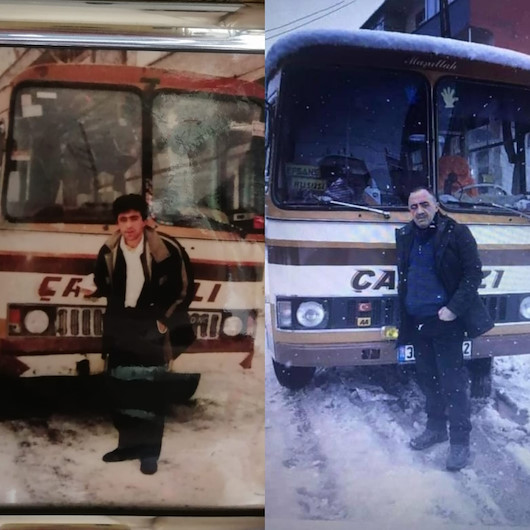 Ekmek teknelerini 30 yıl sonra karşılarında gördüler: Herkesin bu minibüsle bir anısı var