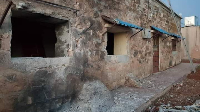 Suriye'de terörist Öcalan'ın evi SİHA'lar tarafından vuruldu.